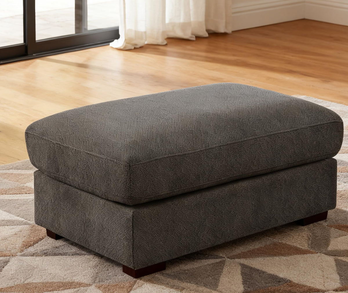 130 Inch Sectional Couch Modular Sofa with Ottoman Cloud Like Comfort 3 Seater Oversized Cloud Couch with Extra Large Chaise Chenille Fabric L Shaped Home Sofa for Living Room,Apartment(Gray)