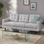 Tufted Fabric 3 Seater Sofa