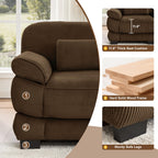 132'' Modular Sectional Sofa, 6-seat U-Shaped Cloud Couch for Living Room
