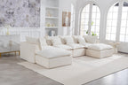 130.71" Width Cloud Couch Oversized Modular Sectional Sofa True Relax Comfy Couches WideDeep Seat Sofas for LivingSets, 4Seat with 2Ottoman DP343