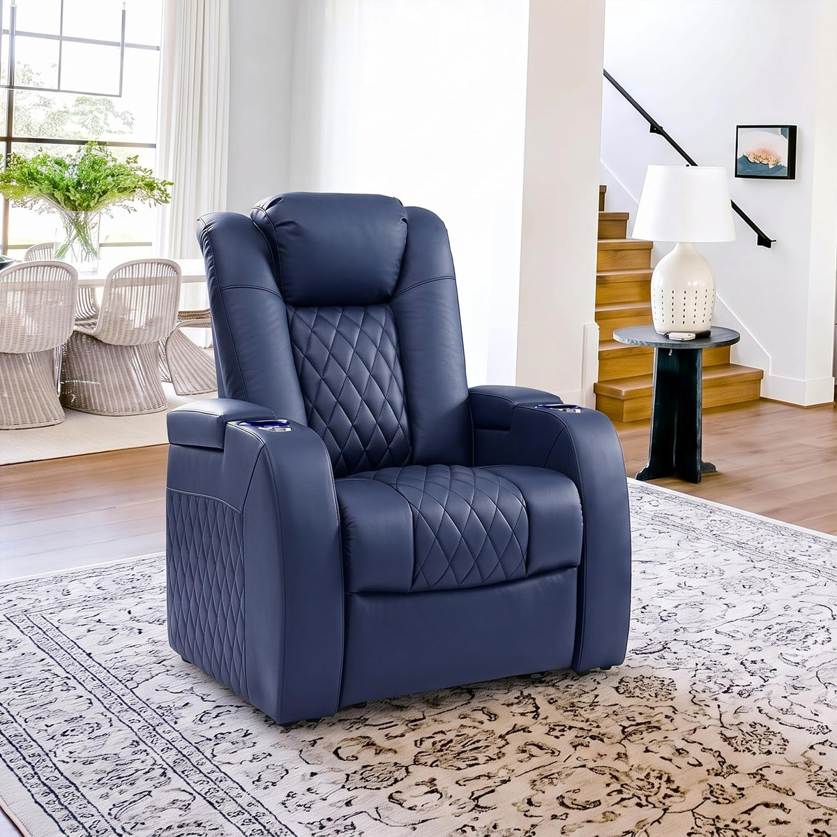 Weilianda Power Reclining Sofa for Living Room, Grey