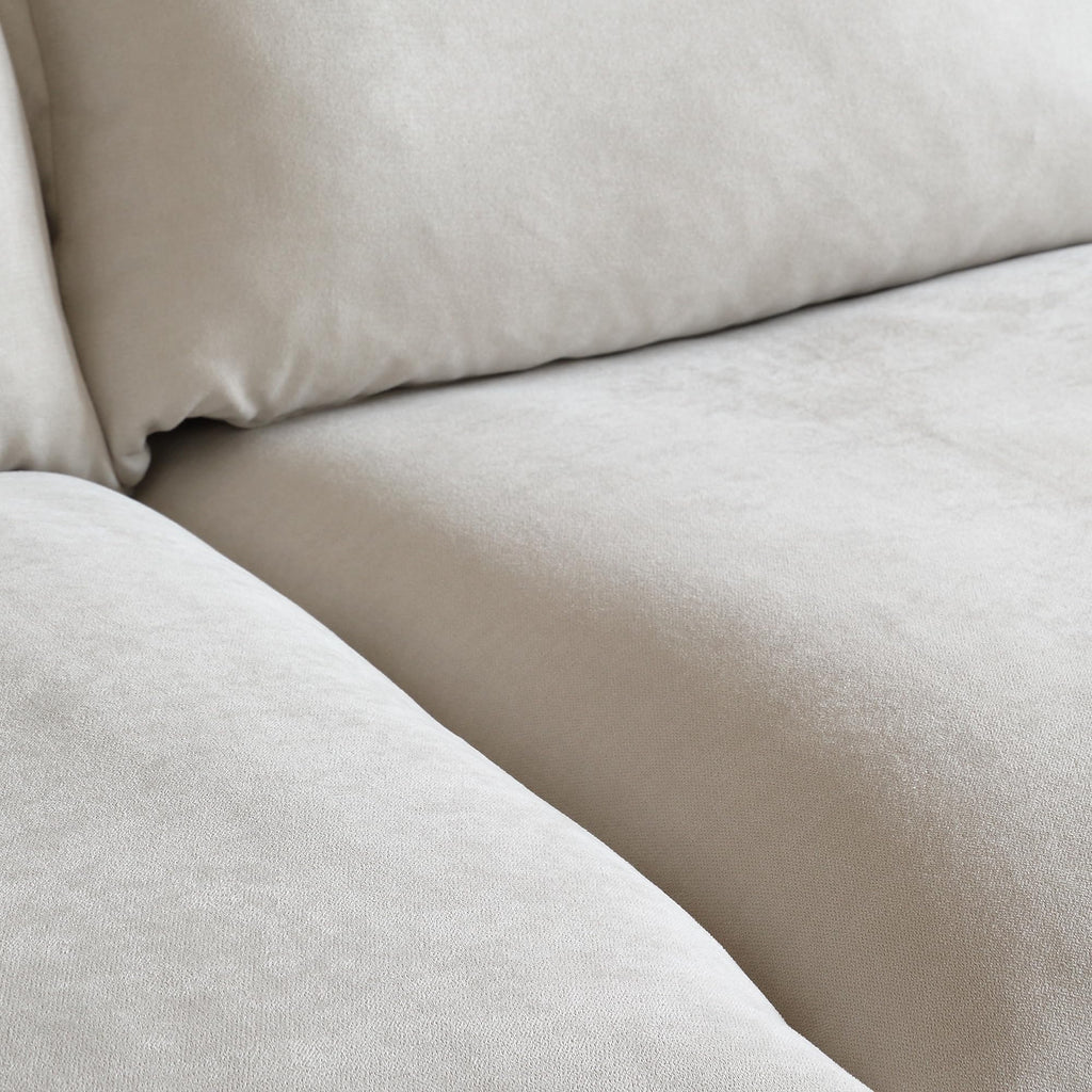 WJShome U-Shaped Sectional Couches for Living Room, Modern Modular Sectional Sofa with Storage Ottomans, Modern Comfy Sleeper Sofas for Home Family, Covers Removable & Washable, Beige