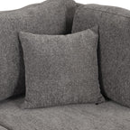 U-Shaped Sectional Sofa Bed with USB Ports, Power Sockets, Storage Chaise, and Pillows for Modern Living Room, Light Gray