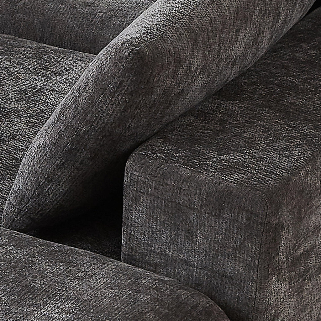 Tidyard Modern Chenille Cloud Sofa – Soft, Comfortable & Stylish Living Room Couch for Home, Apartment or Office Use – Easy to Combine, Durable Fabric with High-Density Sponge Fill