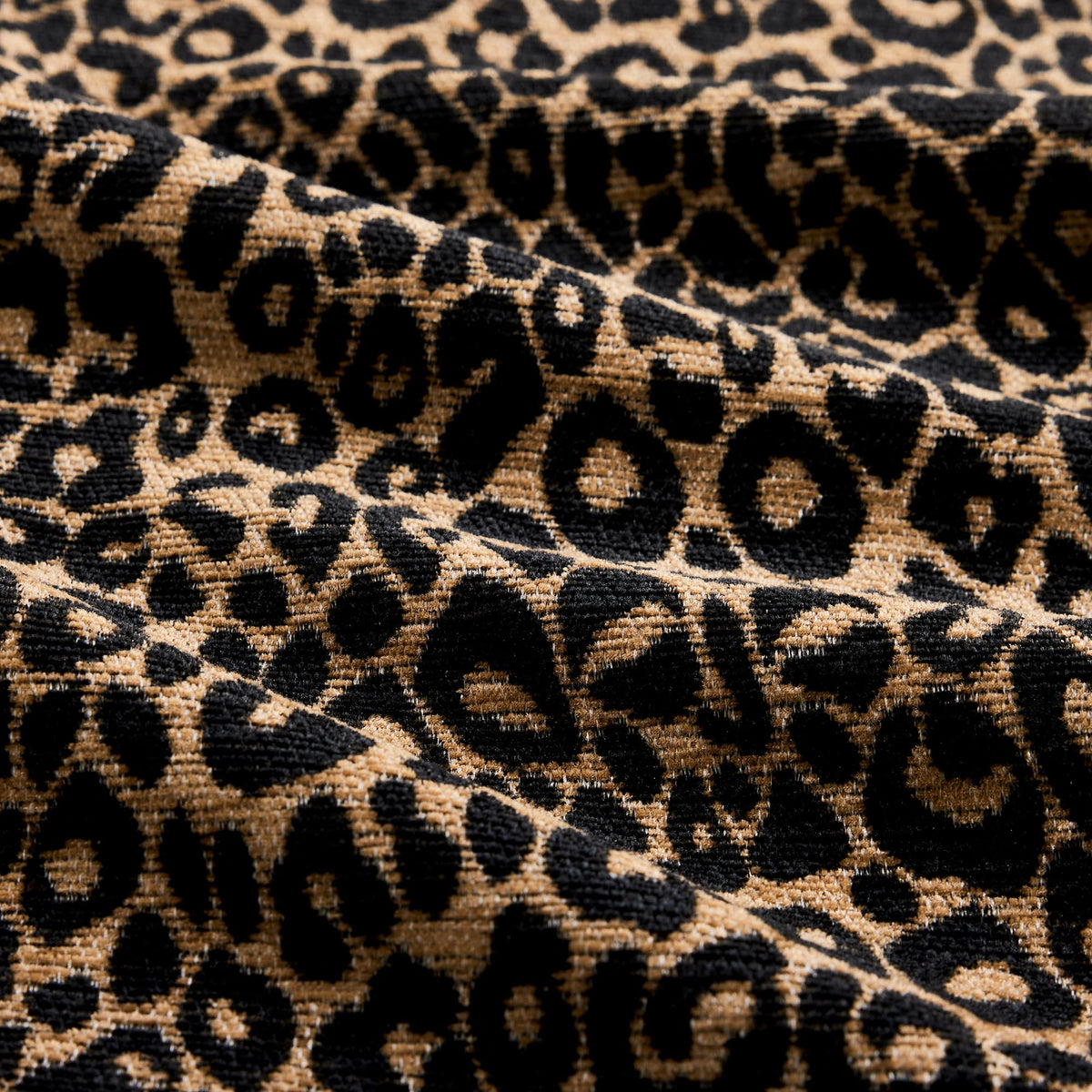 100" L Shaped Sectional Sofa with Ottoman, Chenille Leopard Print Couch