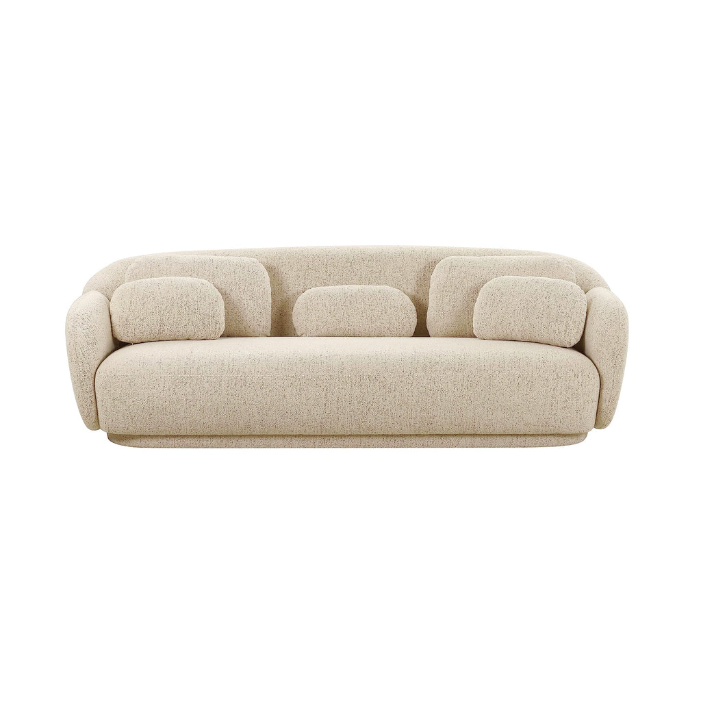 Tov Furniture Misty Cream Boucle Sofa