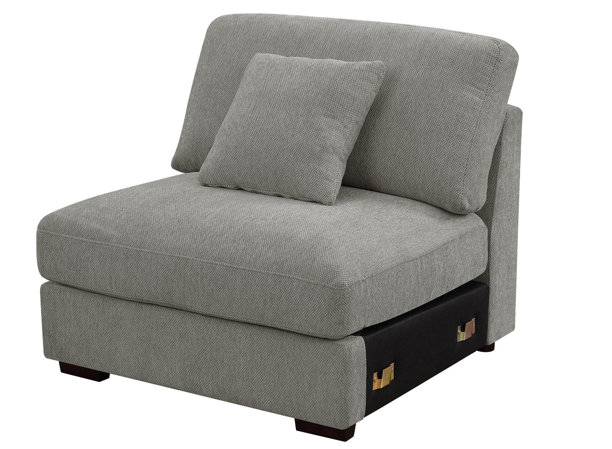 130 Inch Sectional Couch Modular Sofa with Ottoman Cloud Like Comfort 3 Seater Oversized Cloud Couch with Extra Large Chaise Chenille Fabric L Shaped Home Sofa for Living Room,Apartment(Gray)