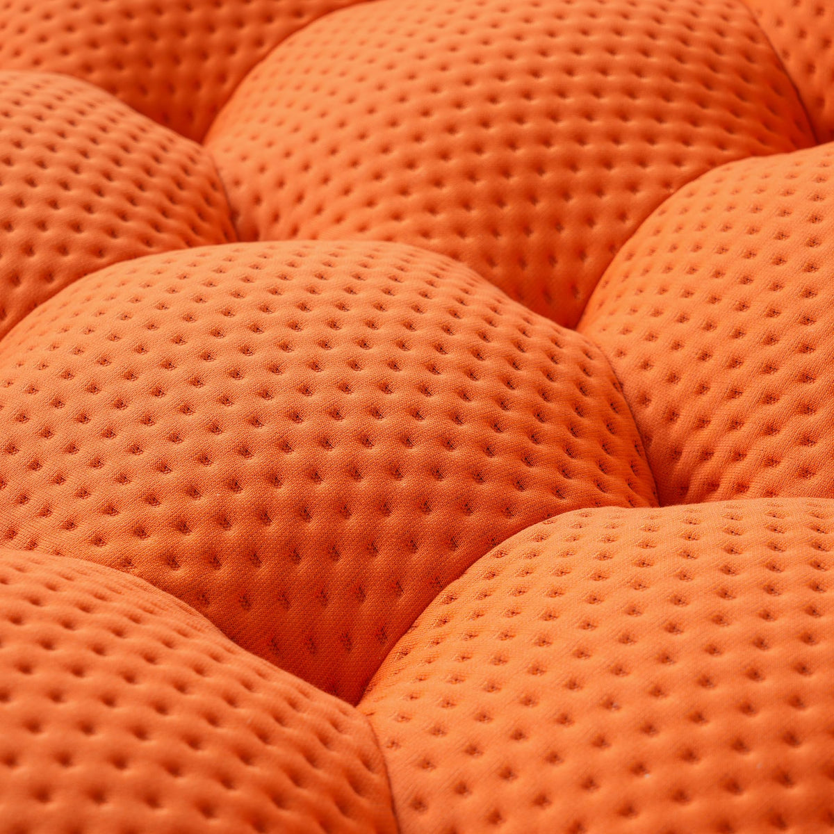 WJShome 98.43''Bubble Couch Large Seating,3D Honeycomb Shape Curved Couches,Deep Seat Floor Sofas Chair Lounge for Office,Apartment,No-Assembly,Orange