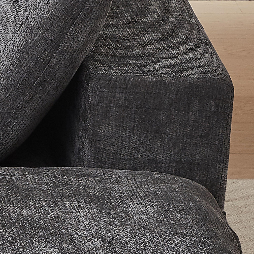 Tidyard Modern Chenille Cloud Sofa – Soft, Comfortable & Stylish Living Room Couch for Home, Apartment or Office Use – Easy to Combine, Durable Fabric with High-Density Sponge Fill