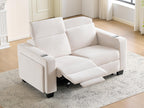 Wall Hugger Power Reclining Loveseat, Loveseat Recliner Sofa, Beige