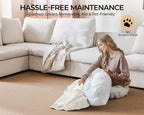 125" Modular Power Reclining Sectional Sofa 3 Seater Couch, Chenille