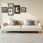 110" Modern Sectional Couch for Living Room, Fabric Cloud Sofa