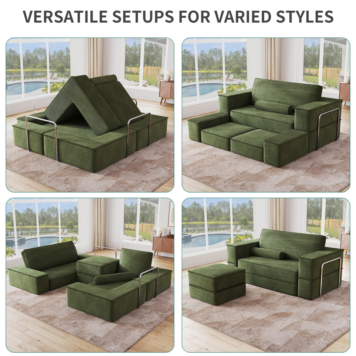 YITAHOME 103" Convertible Sofa 65 20260918QWE65