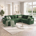 108 in Green Sectional Sofa