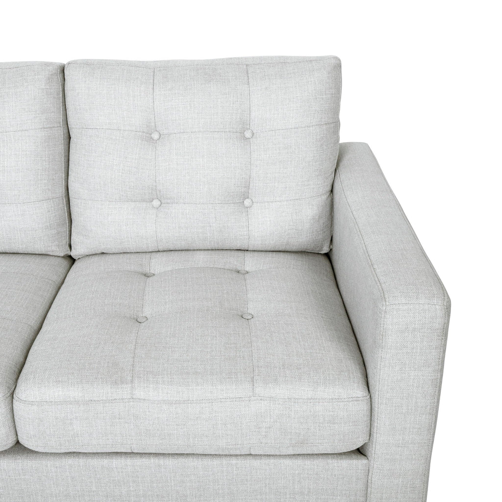 Tufted Fabric 3 Seater Sofa
