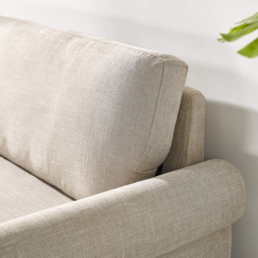 Zinus Josh Sofa Couch/Easy, Tool-Free Assembly, Beige