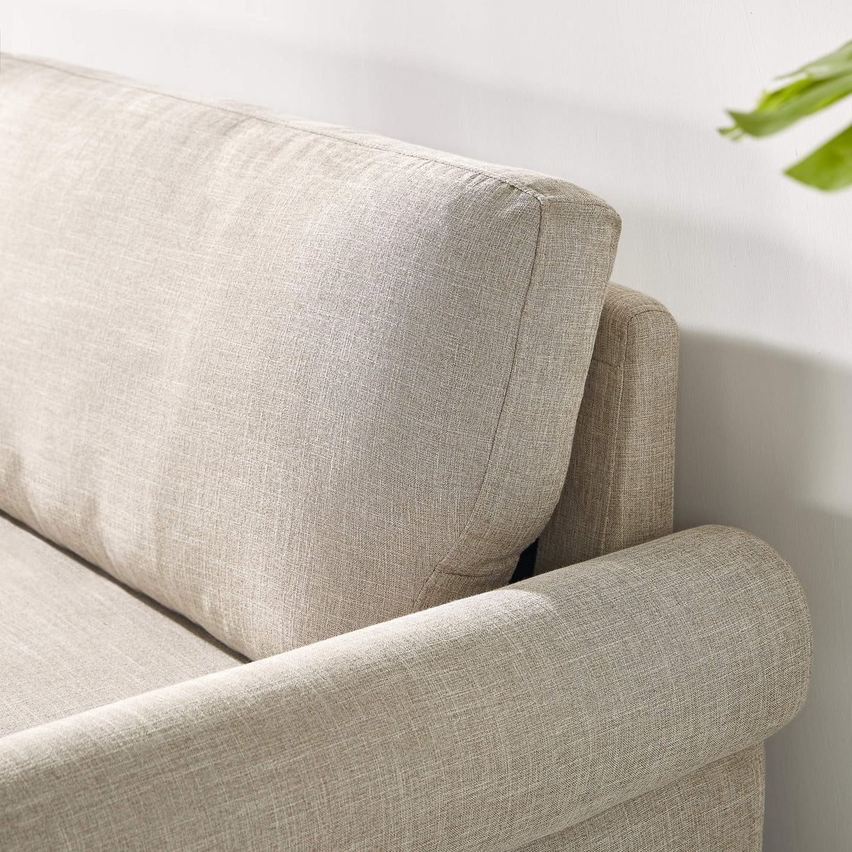 Zinus Josh Sofa Couch/Easy, Tool-Free Assembly, Beige