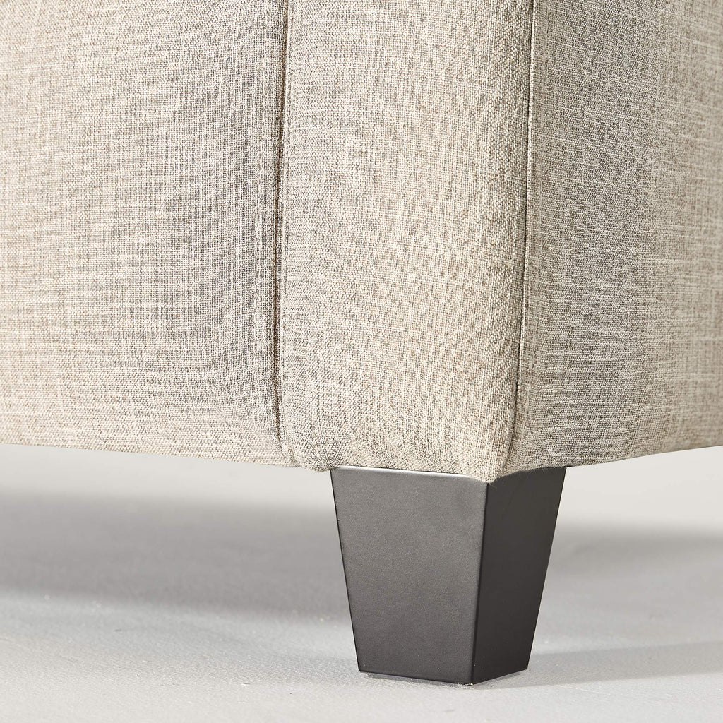 Zinus Josh Sofa Couch/Easy, Tool-Free Assembly, Beige