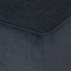Tidyard Love Seat Chaise Lounge with Button Tufting and Diamond Stitching, 58.? D x 6? W x 34.? H, Polyester Fabric with Birch Wood Legs, Includes 2 Accent Pillows