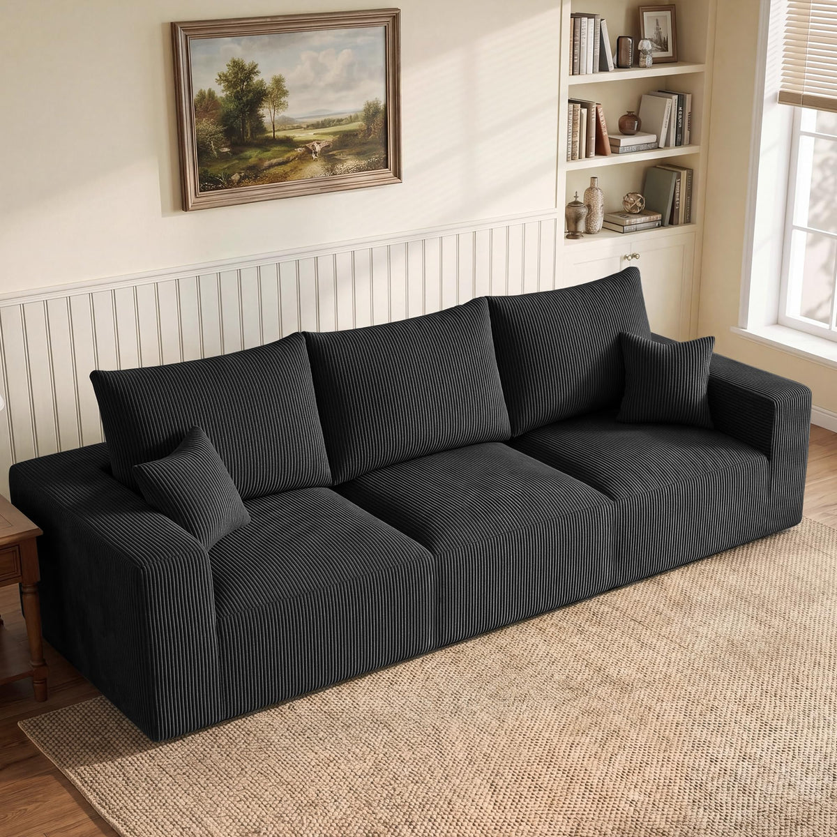 113" Modular Sectional Sofa Bed Boneless Sofa Couches for Living Room