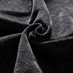 Tidyard Modern Sofa with 6 Pillows, Sparkling Chenille Fabric, No Assembly Required, Black