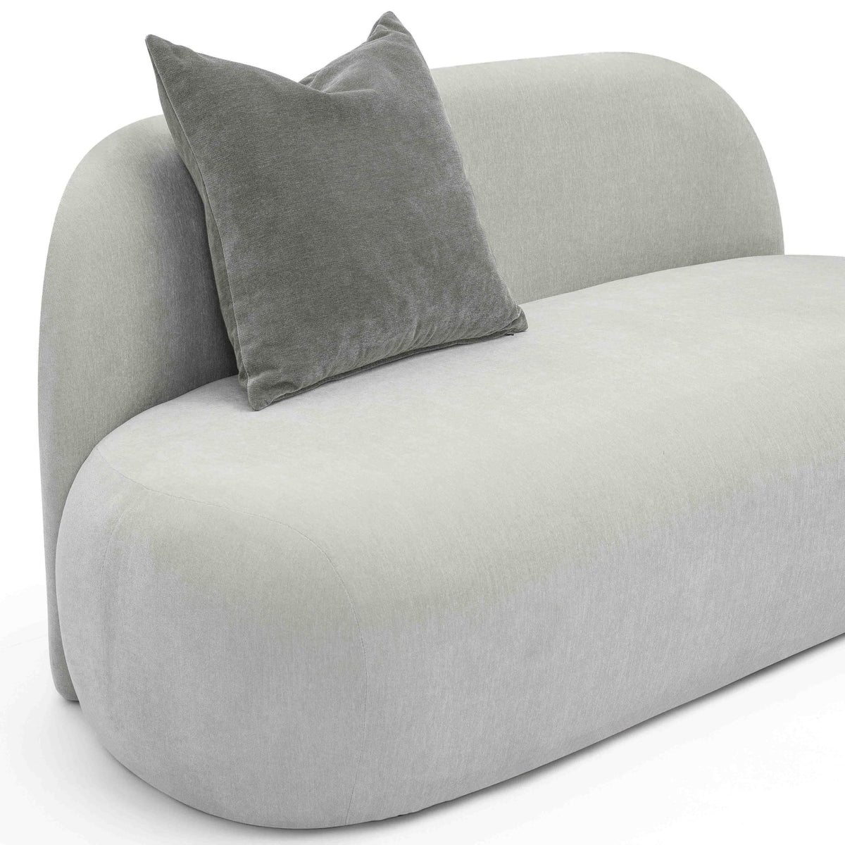 Tov Furniture Carraway Upcycled Chenille Loveseat (Grey)