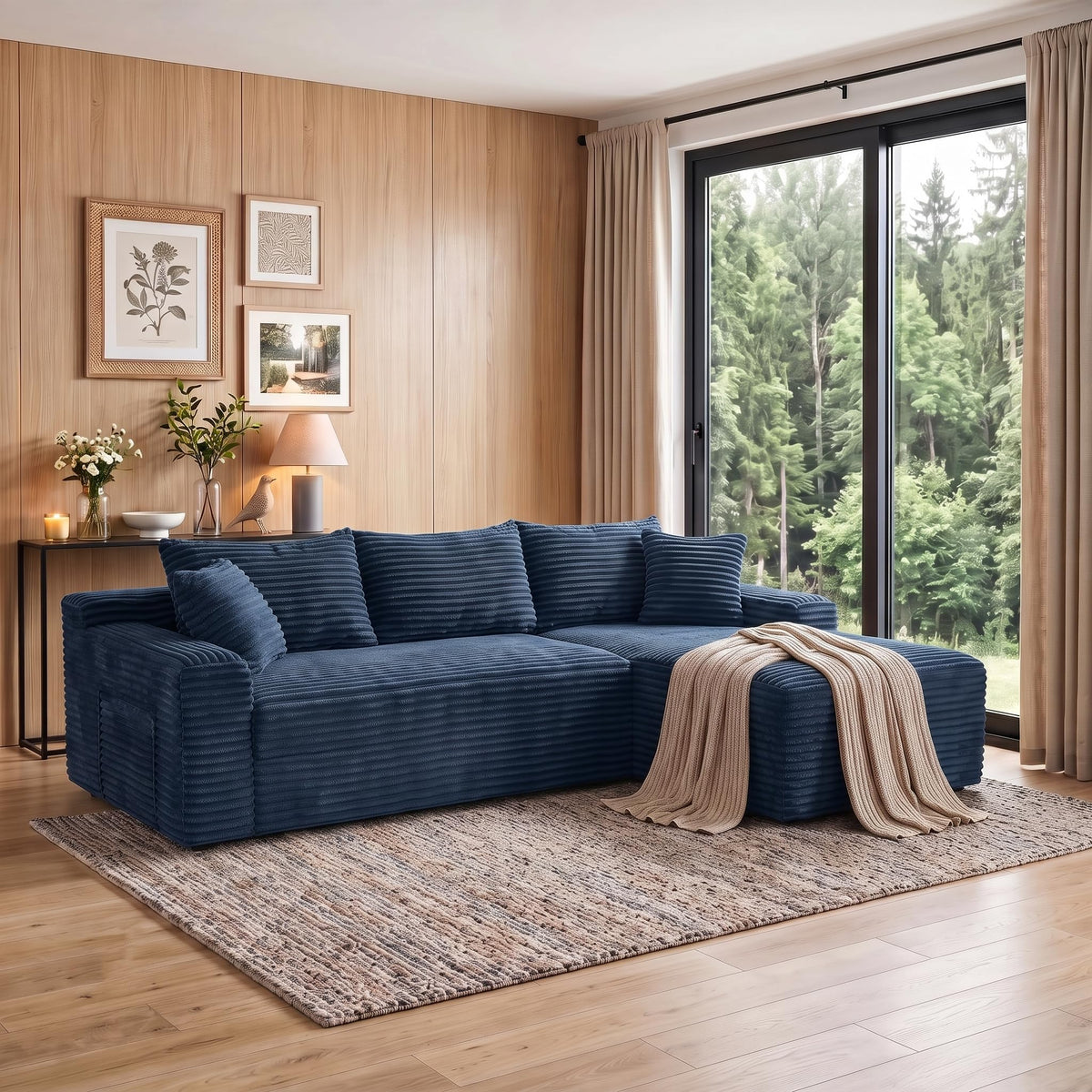 114" Curved Oversized Sectional Sofa,Modern Sherpa 4-Seater Extra Deep & Wide Seat Cloud Couch with 4 Throw Pillows,couches for Living Room&Apartment,No Assembly Required,White