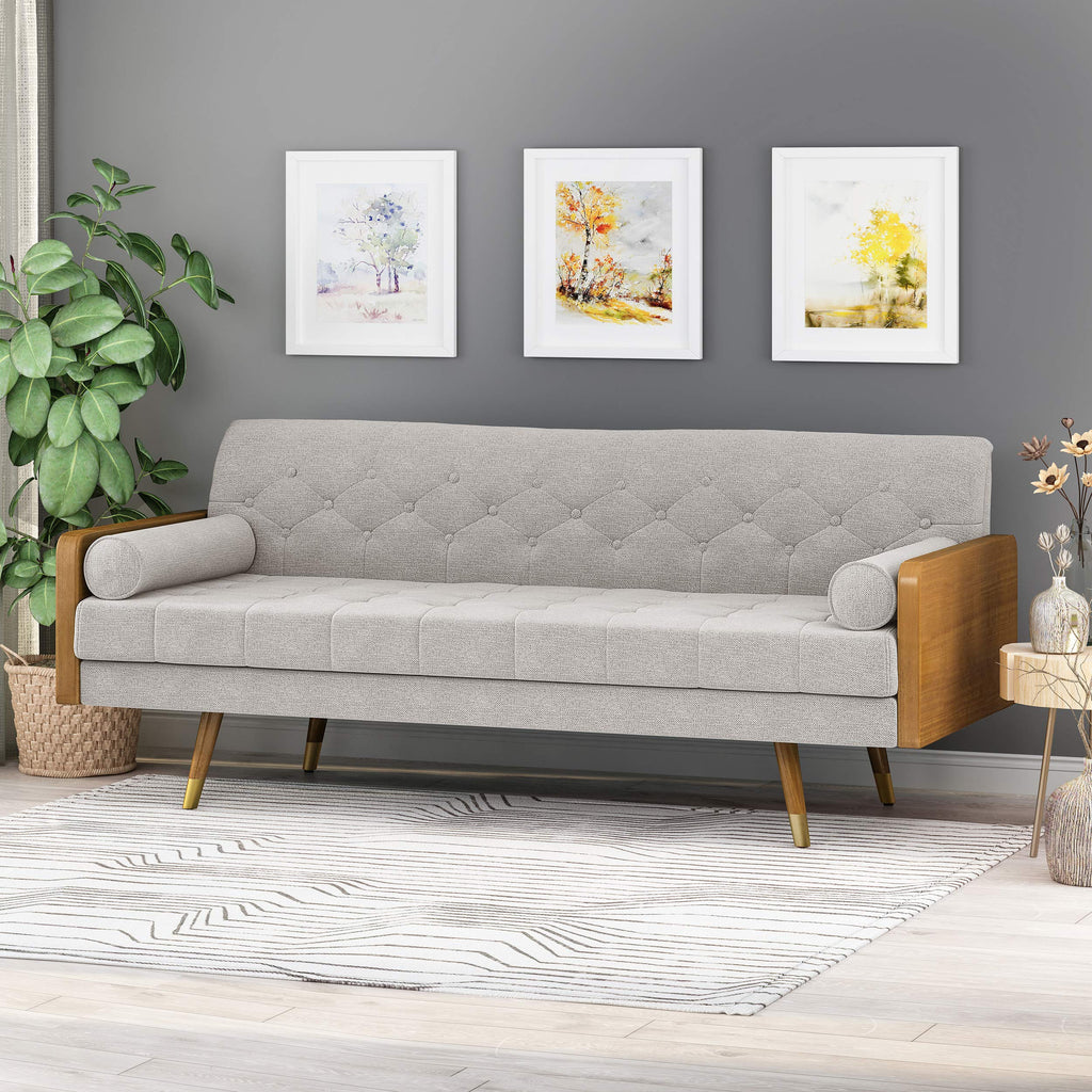 Tufted Fabric Sofa