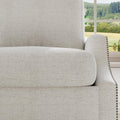Tidyard Living Room Sofa Set, Sectional Couch with Loveseat&Armchair, Modern 3-Seater+2-Seater+Accent Chair Furniture for Apartment, Fabric Upholstery, Wooden Frame, Pocket Springs, Removable Covers