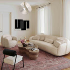 Tov Furniture Misty Cream Boucle Sofa