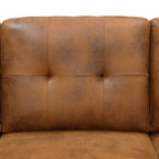 Tufted Sectional Sleeper Sofa Pull Out Couch Bed Modern Corner Couch