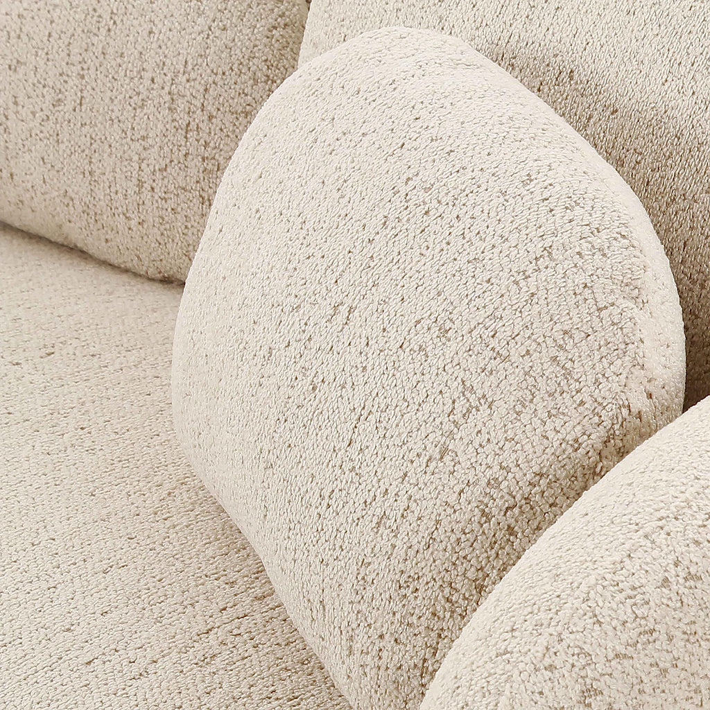 Tov Furniture Misty Cream Boucle Sofa